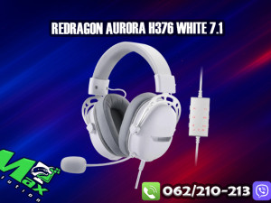 Gaming slusalice ReDragon Aurora H376W White 7.1