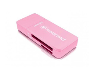 Čitač kartica USB 3.1 MicroSD/SD, Pink, RDF5R Transcend