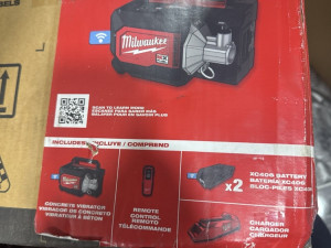 Aku vibrator milwaukee set