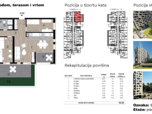 Prodaje se trosoban stan sa terasom NOVOGRADNJA C2