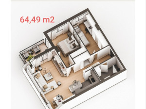 STAN OD 64 do 72 m2  pogledam na Vrbas iza Aura osiguranja u Adi