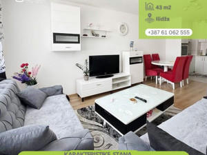 100909 Dvosoban stan sa parking mjestom 43m2, Bojnik