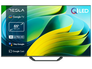 TESLA QLED televizor Q65E655GUS, 4K Ultra HD, Google TV