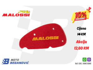 MALOSSI filter zraka RED SPONGE APRILIA