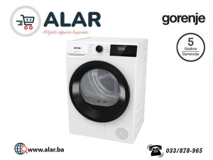 GORENJE sušilica 8 kg toplotna pumpa DHNE82