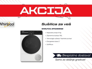 Sušilica za veš WHIRLPOOL WPSD8WBSEE | 5 god garancije | Dostava