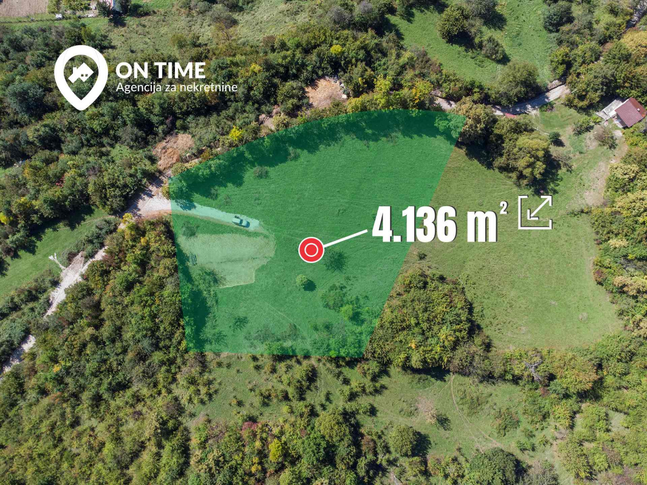 ON TIME prodaje: Zemljište Hadžići 4136m2 2