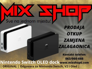 Nintendo Switch Oled v2 Tv Monitor Dock Station Hdmi Docking NSW