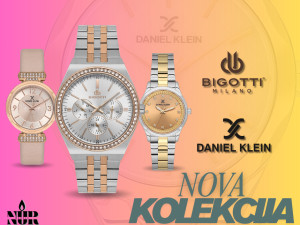 Daniel Klein & Bigotti - NOVA KOLEKCIJA ŽENSKI SATOVI SAT 2025
