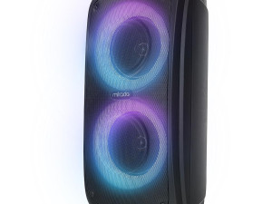 Mikado MD-11BT Crni 20*2 40W RGB Bluetooth zvučnik sa mikrofonom