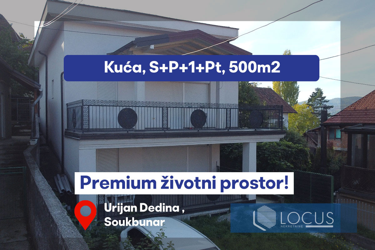 LOCUS: Kvalitetna kuća novije gradnje, Soukbunar, Centar