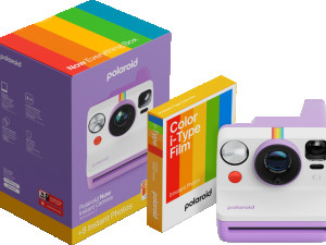 POLAROID  Now Gen 3 Purple bundle with Color Film (8 photos)