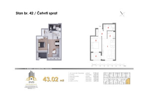 Stanovi od 41.70m2 do 43m2 u izgradnji u ulici Ranka Šipke photo 4