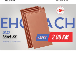 AKCIJA EHODACH ERLUS Level RS glineni crijep za krov