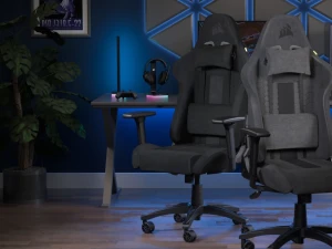 Corsair TC100 Gaming Stolica Relaxed Fabric Black 120kg Gray