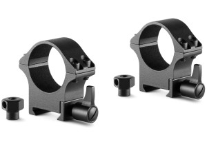 HAWKE PRSTENOVI PRO STEEL RING MOUNTS 30MM, MED,WITH LEAVER