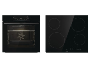 AKCIJA !!! Gorenje CRNI JUMP SET AQUA/C BO6735E02BK+ECT641BSC