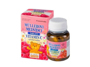 Mullerovi medvjedići sa vitaminom C-okus malina