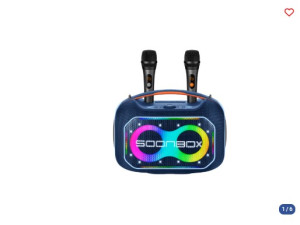 Prijenosni bluetooth karaoke zvučnik sa dva mikrofona SOONBOX