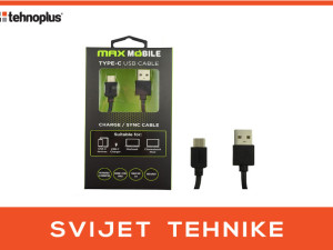 Data kabl Maxmobile USB 2.0 Type-C 2m bijeli
