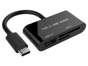 Card-reader Type-C SDXC combo GEMBIRD UHB-CR3-02