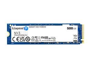 Kingston SSD SNV3S/500G 500GB NV3 NVMe PCIe 4.0