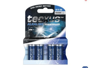 Baterija alkalna AA 1.5V TECXUS Long Life SET 4/1 043822