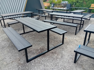 Stol sa klupama klupe wpc