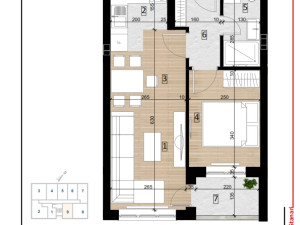 Stan Doboj 37.33m2 SPO Bulevar 4 lamela 2
