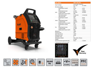 Jasic EVO20 Inverter aparat za MIG CO2 zavarivanje 250A