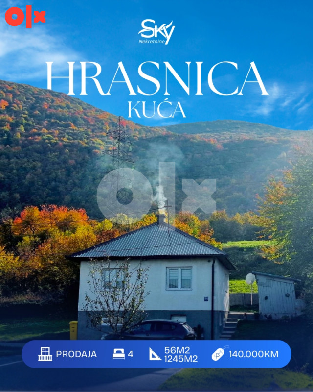 Kuća Hrasnica, Ilidža 65m2 I Sky