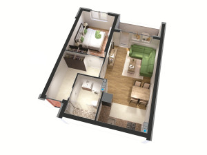 Stan 44,80 m2 Istočno Sarajevo Lukavica