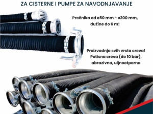 Dijelovi za cisternu osoku crijeva i ostali dijelovi