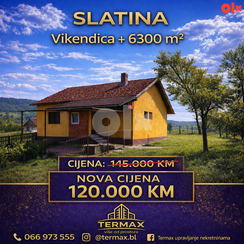 Slatina 6.300 m2 može automobil do 20.000 u račun 2