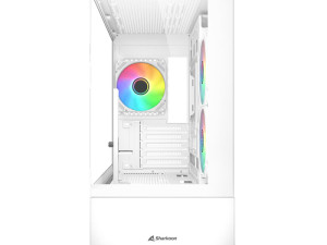 Kućište SHARKOON gaming, MK6 RGB White mATX, ventilator 3x120m