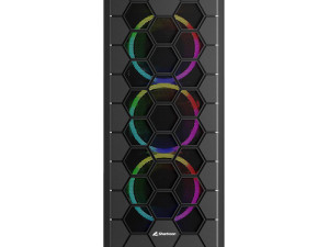 Kućište SHARKOON gaming, RGB HEX bk ATX, Tempered Glass, venti