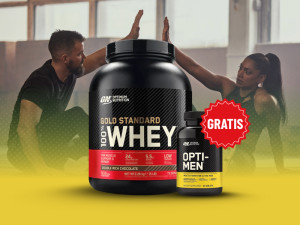 Optimum Nutrition Gold Standard 100% Whey + GRATIS ON Opti-Men