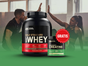Optimum Nutrition Gold Standard 100% Whey + GRATIS ON Creatine