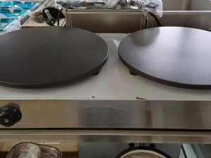 Aparat za palačinke 2x40cm