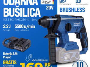 SCHEPPACH AKU UDARNA BUŠILICA IXES BC-RHD230-X