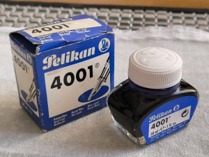 Pelikan 4001 plava tinta za nalivpero - pero