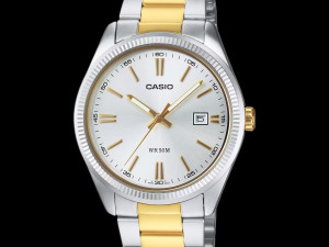 Casio MTP-1302PSG-7AVEF Muški Ručni Sat (Dvodijelni Čelik/Gold)