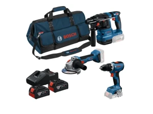 SET 3 ALATA GBH 18V-22 + GWS 18V-8 + GSR 18V-65 + 2x BATERIJE GBA