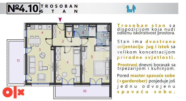 Stan Tešanj 86.32m2 2