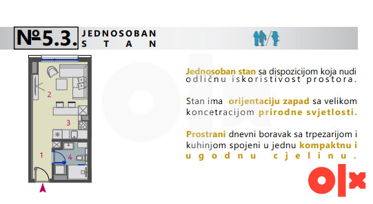 Stan Tešanj 25.7m2 5