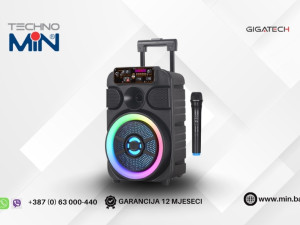 Gigatech BSK-510 Bluetooth zvučnik 140W 8" TWS FM USB TF LED