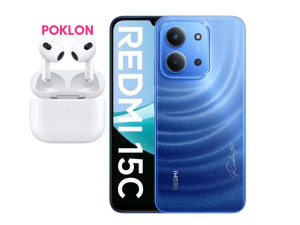 Mobitel Xiaomi Redmi 15C 8GB 256GB + AirPods3
