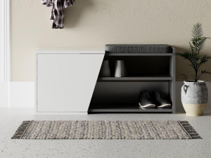 Cipelar Fiona Antracit-Bijela