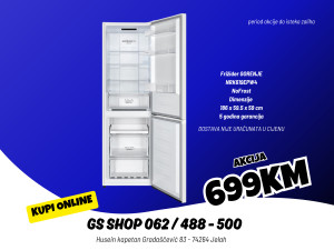GORENJE frižider sa zamrzivačem NRK619EPW4 186CM NOFROST