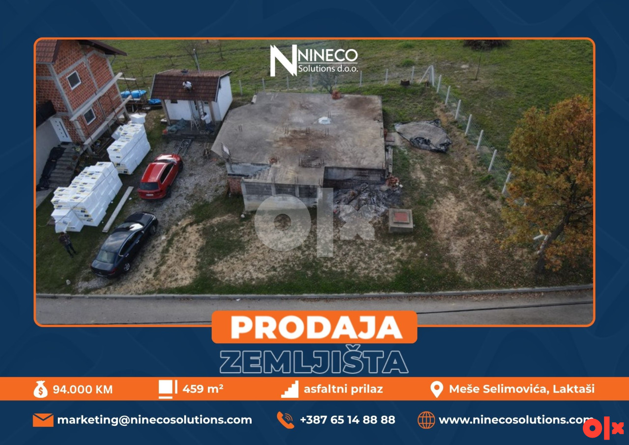 PLAC SA OBJEKTOM - LAKTAŠI - 459 m2